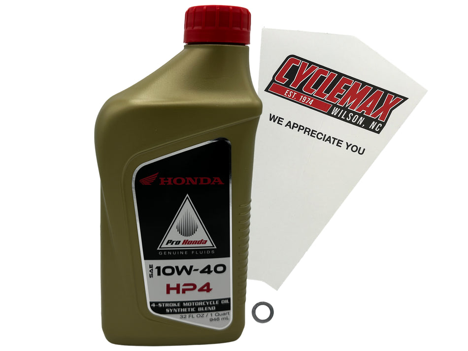Honda HP4 Semi-Synthetic Oil Change Kit for 1988-2003 XR100R