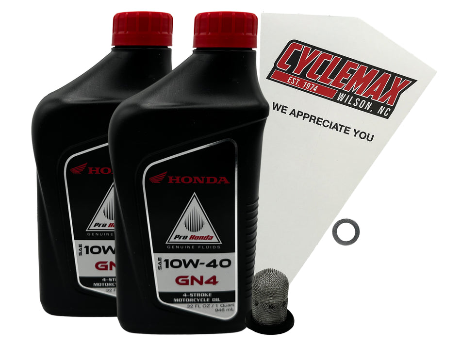 Honda GN4 Standard 10W-40 Oil Change Kit for 1993-2002 XR200R