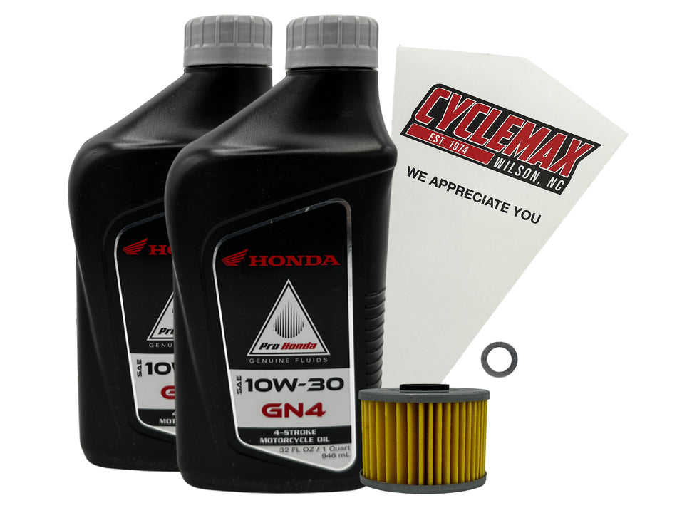 Honda GN4 Standard 10W-30 Oil Change Kit for 1984-1985 XR250R