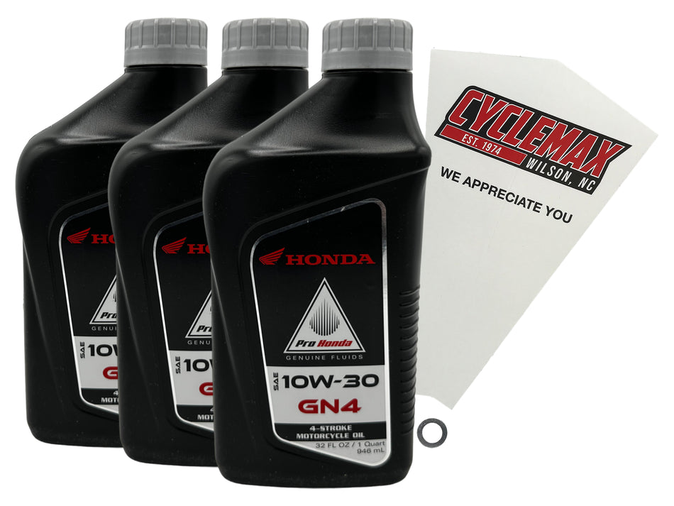 Honda GN4 Standard 10W-30 Oil Change Kit for 1979-1980 XR500