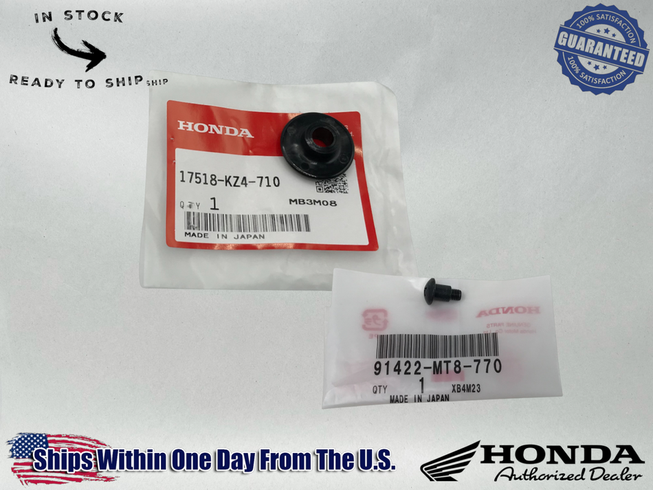 Honda OEM Authentic 99-07 400EX GAS TANK SEAT HOLDER BUTTON SCREW COLLAR TRX