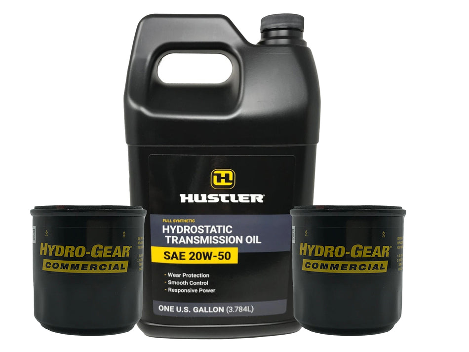 Hustler Mower 20W50 Hydrostatic Transmission Oil Change Kit