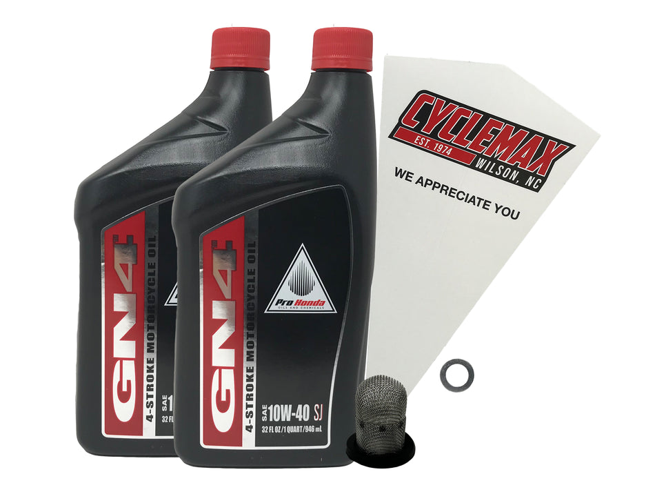 Honda GN4 Standard 10W-40 Oil Change Kit for 2003-2025 RUCKUS