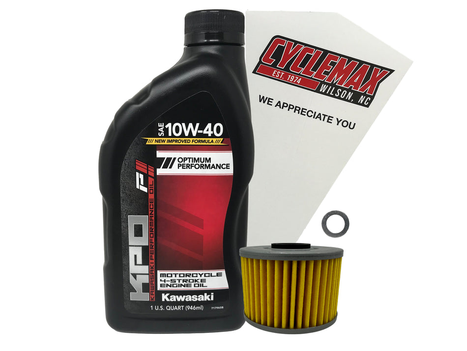 Kawasaki KPO Standard Oil Change Kit for 2004-2025 KLX110