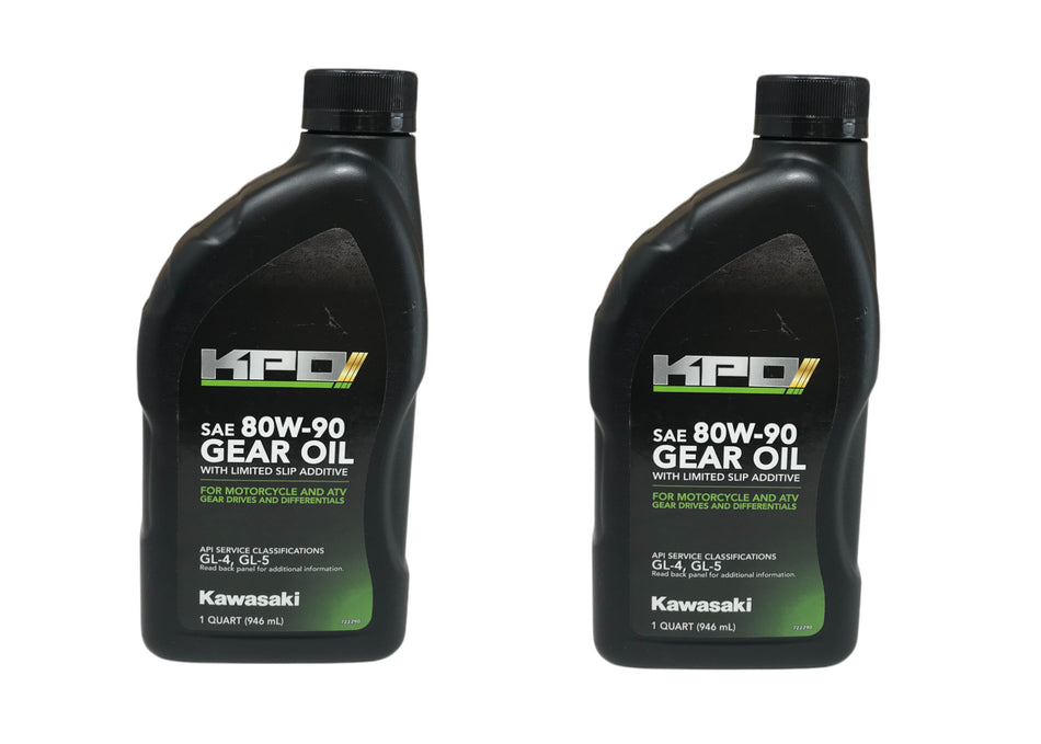 Kawasaki OEM KPO Gear Oil Sae 80w-90 - K63G-104-01Q - Supersedes K6103G-103-01Q- 2 Pack