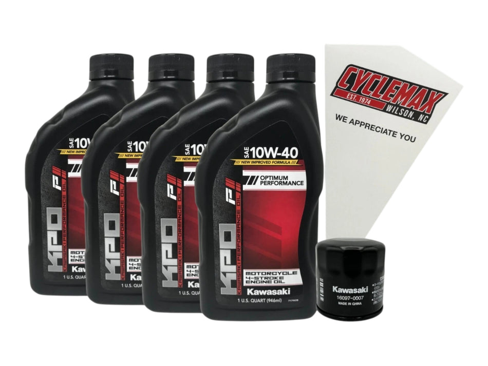 Kawasaki KPO Standard Oil Change Kit for 2020-2025 TERYX KRX 1000