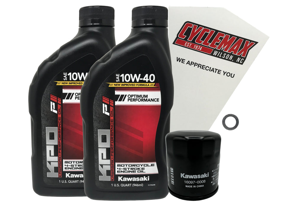 Kawasaki KPO Standard Oil Change Kit for 2023-2025 ELIMINATOR