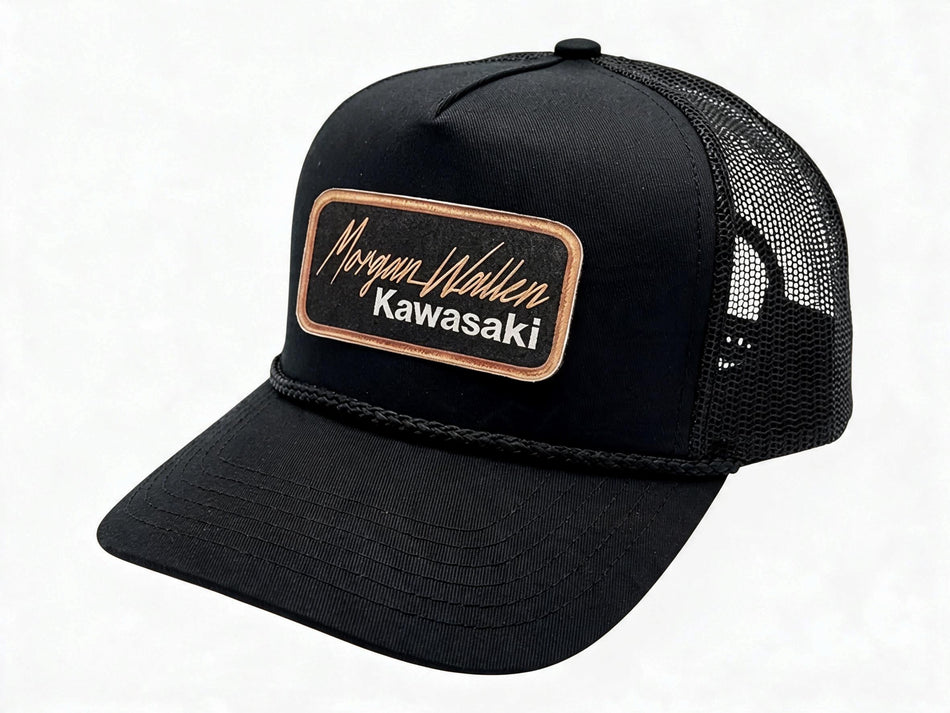 Kawasaki Morgan Wallen Limited Edition Licensed Snapback Trucker Hat
