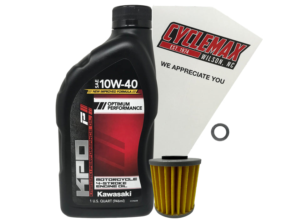 Kawasaki KPO Standard Oil Change Kit for 2024 KX450