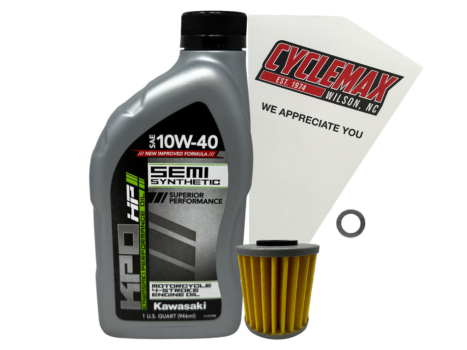 Kawasaki KPO Semi-Synthetic Oil Change Kit for 2024 KX450