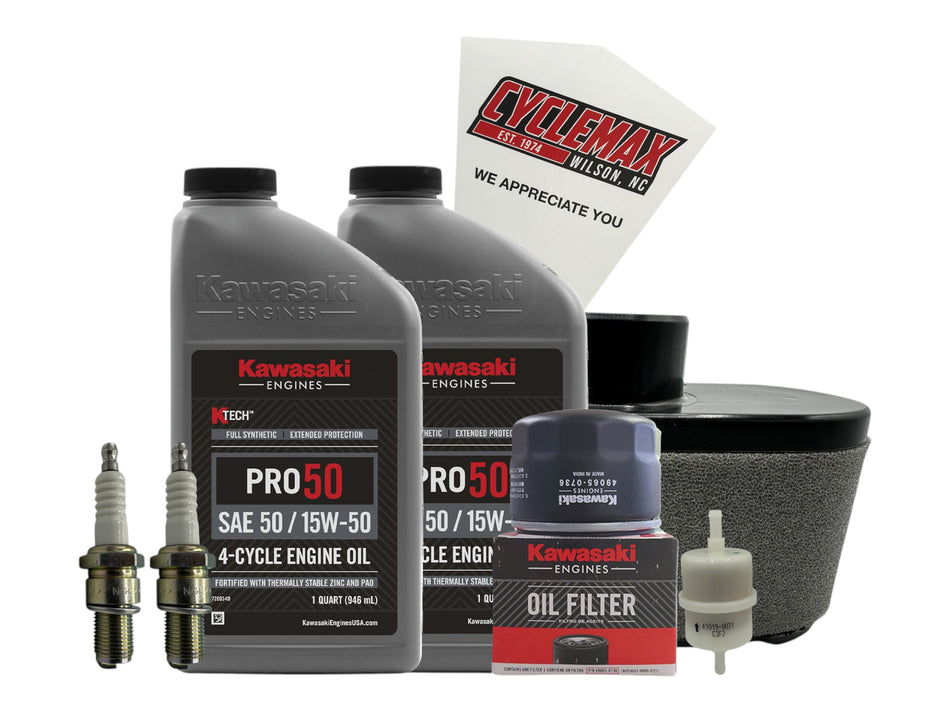 Kawasaki KTECH PRO 50 4Cycle Tune Up Kit for FR651V FR691V FR730V FS Engines