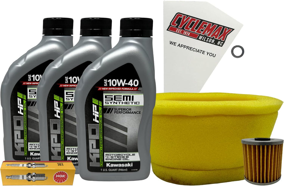 Kawasaki KPO Semi-Synthetic Tune-Up Kit for 1987-2024 KLR650