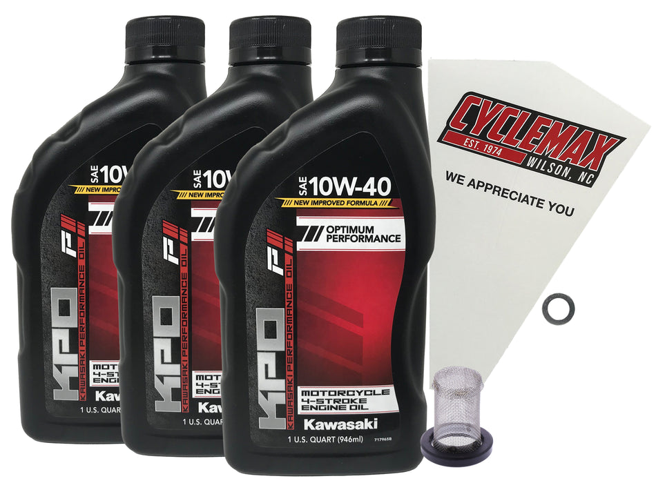 Kawasaki KPO Standard Oil Change Kit for 1993-1996 KLX650