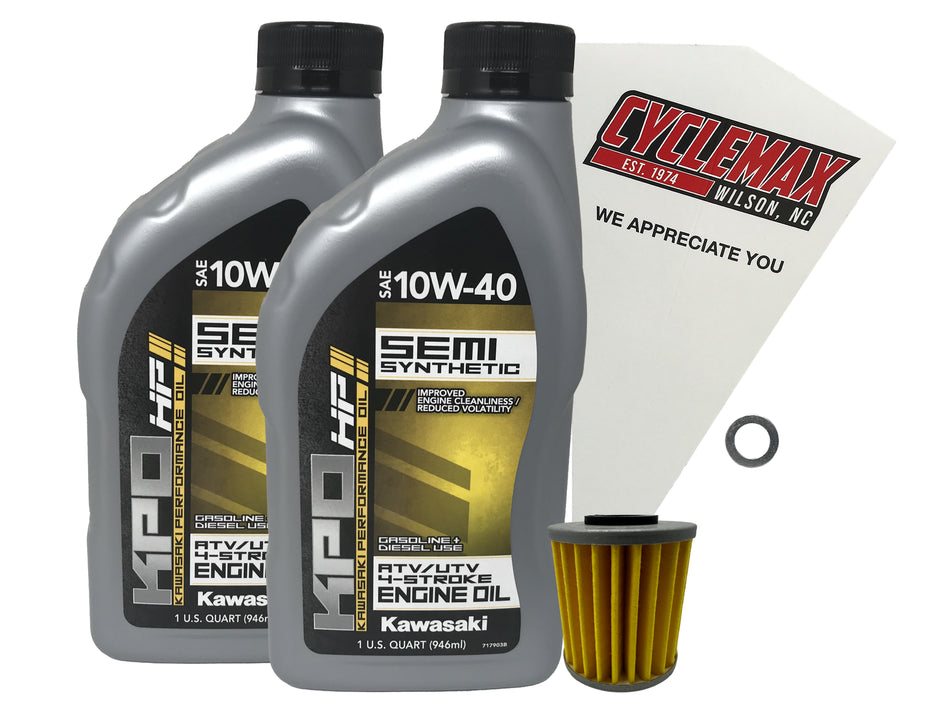 Kawasaki KPO Semi-Synthetic Oil Change Kit for 2006-2012 KX250