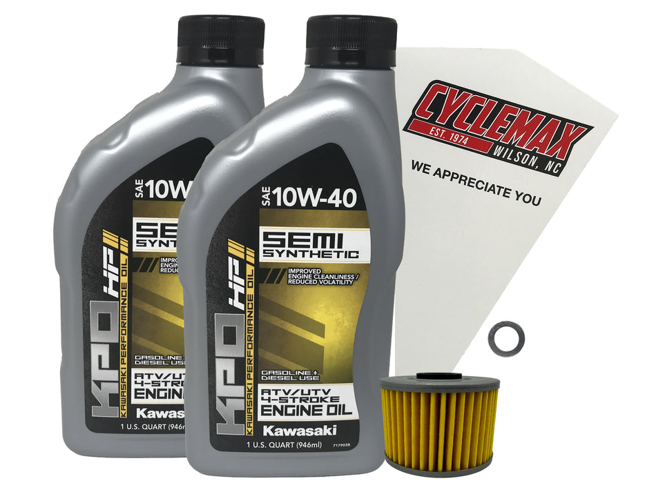 Kawasaki KPO Semi-Synthetic Oil Change Kit for 2006-2012 KX450