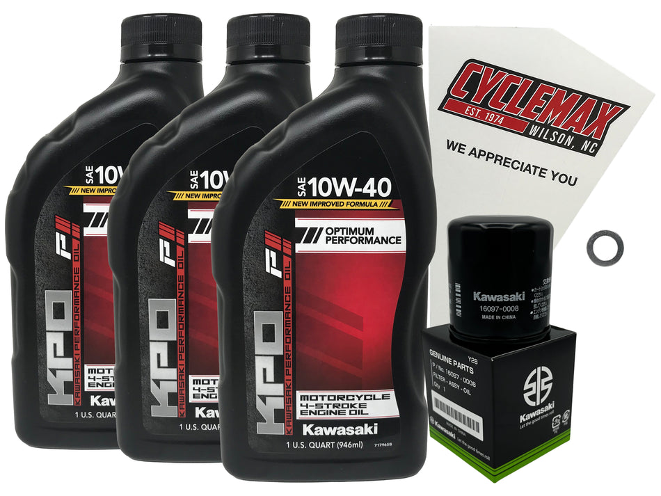 Kawasaki KPO Standard Oil Change Kit for 2002-2003 PRAIRIE 650