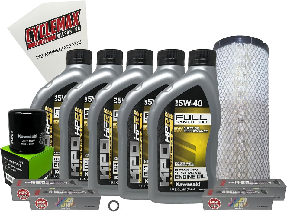 Kawasaki KPO Full Synthetic Tune-Up Kit for 2026 TERYX H2 with Spark Plugs