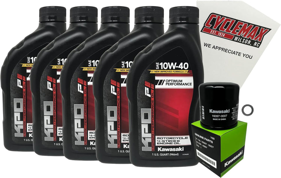 Kawasaki KPO Standard Oil Change Kit for 2026 TERYX H2