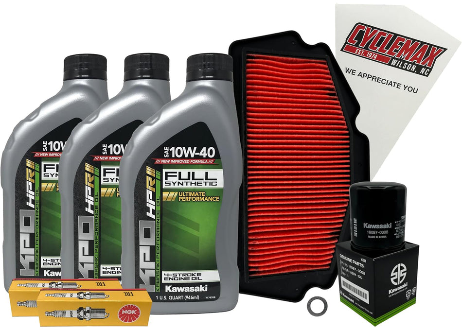 Kawasaki KPO Full Synthetic Tune-Up Kit for 2019-2025 Z400
