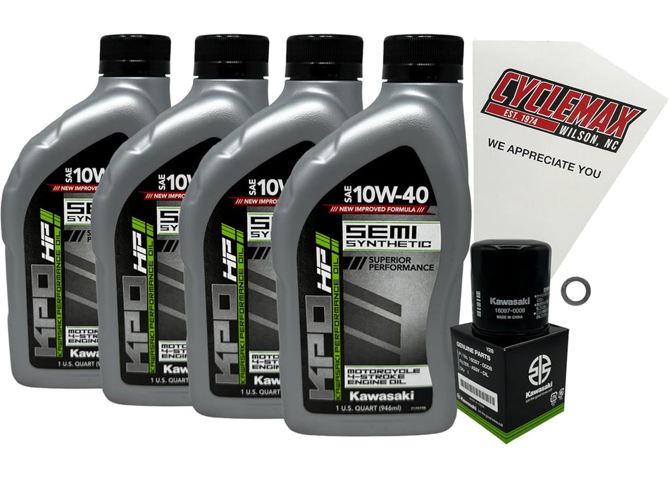 Kawasaki KPO Semi-Synthetic Tune-Up Kit for 2003-2004 NINJA ZX-6RR