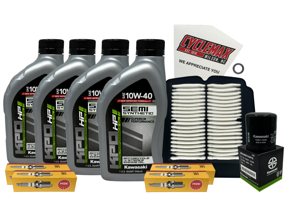 Kawasaki KPO Semi-Synthetic Tune-Up Kit for 2003-2004 NINJA ZX-6RR