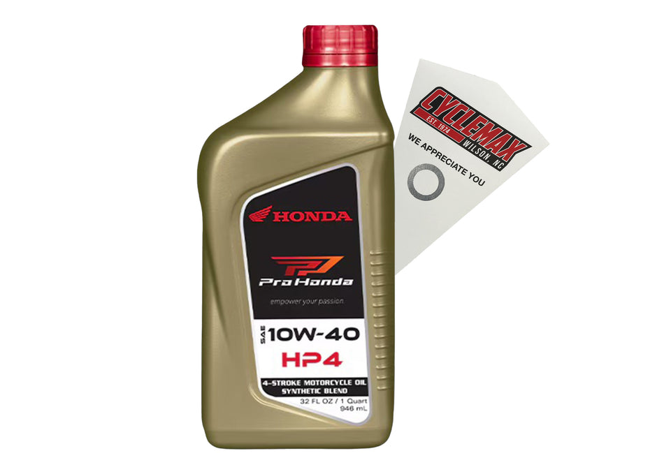 Honda HP4 Semi-Synthetic Oil Change Kit for 2014-2026 CRF125