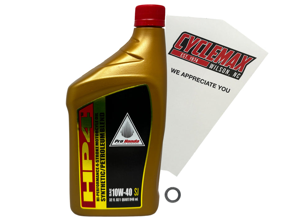Honda HP4 Semi-Synthetic Oil Change Kit for 2023-2025 XR150L