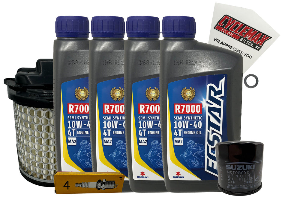 Suzuki Ecstar Semi-Synthetic Tune-Up Kit for 2005-2009 BOULEVARD C90 with Spark Plugs
