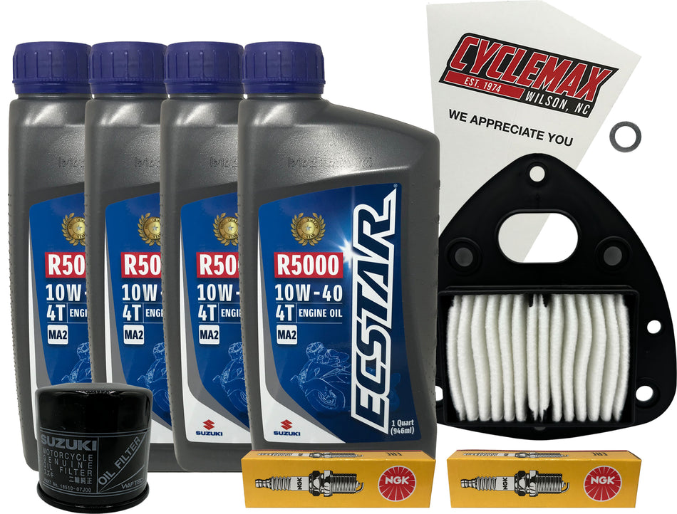 Suzuki Ecstar Standard Tune-Up Kit for 2005-2022 BOULEVARD C50 with Spark Plugs