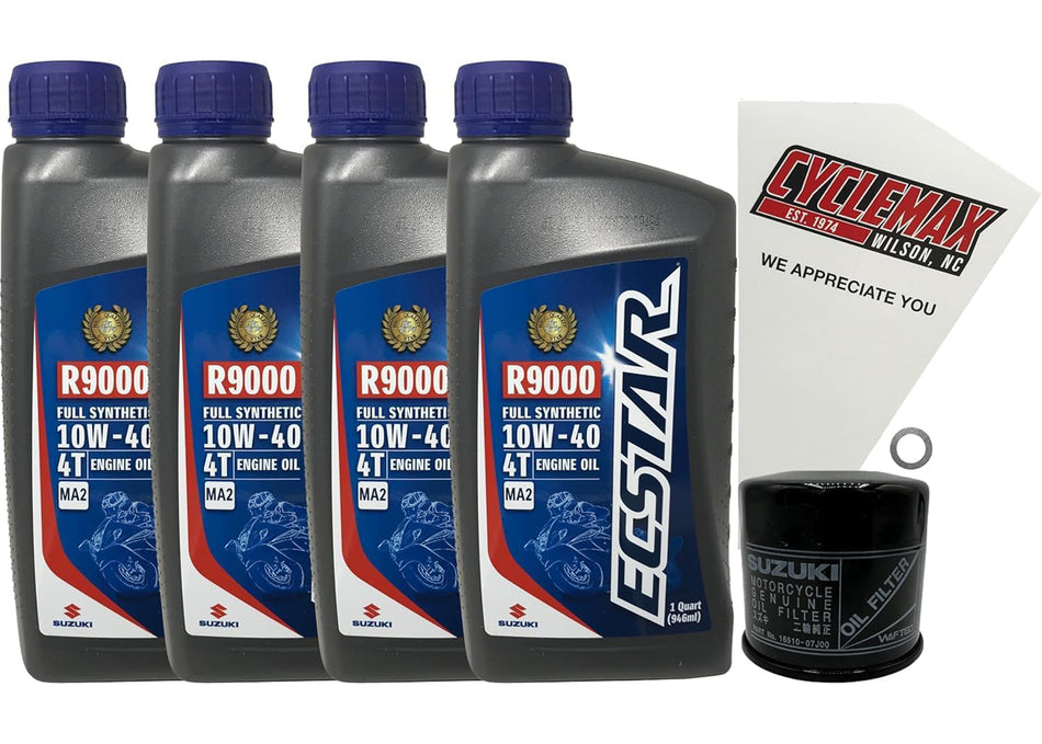Suzuki Ecstar Full Synthetic Oil Change Kit for 2005-2022 BOULEVARD C50