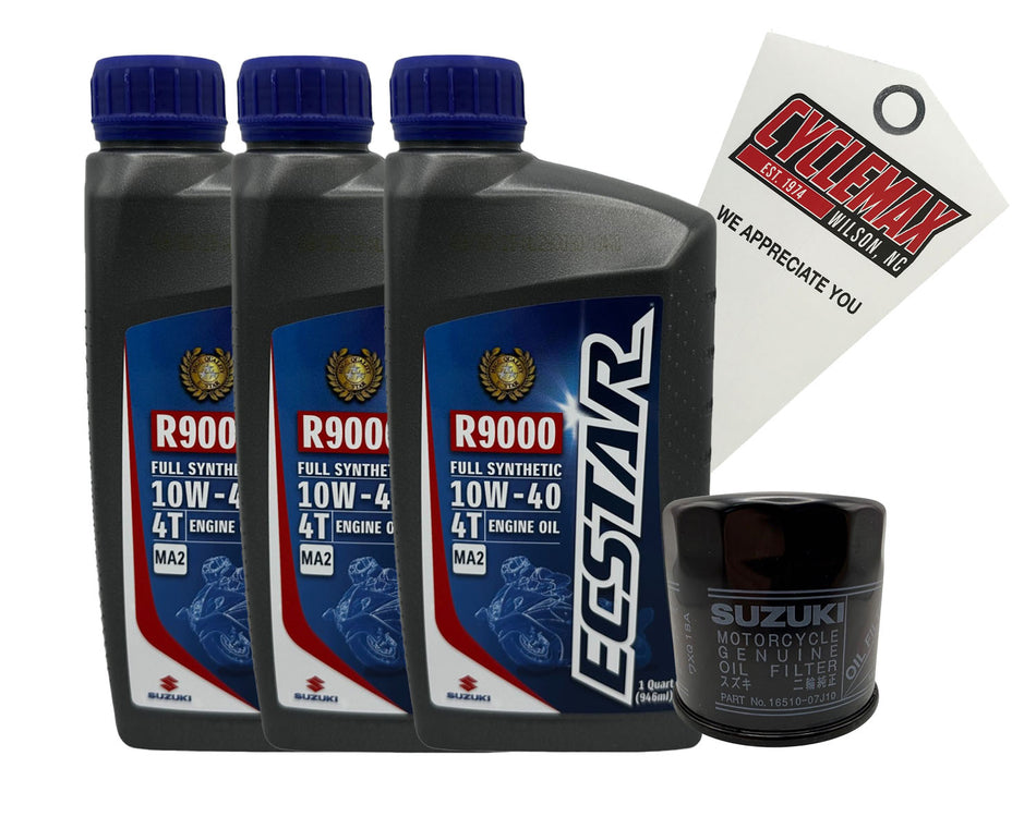Suzuki Ecstar Full Synthetic Oil Change Kit for 2017-2025 GSX-250R
