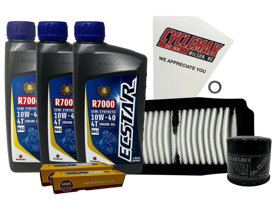 Suzuki Ecstar Semi-Synthetic Tune-Up Kit for 2017-2025 GSX-250R