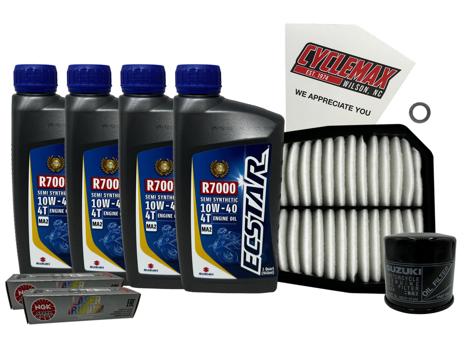 Suzuki Ecstar Semi-Synthetic Tune-Up Kit for 2023-2026 GSX-8R