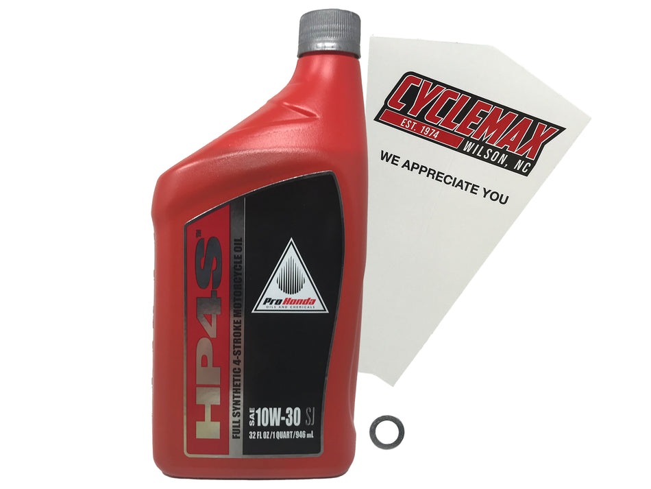 Honda HP4S Full Synthetic Oil Change Kit for 2023-2025 XR150L