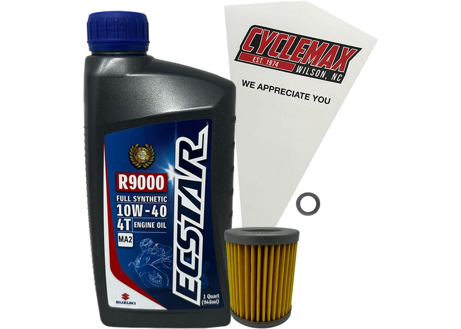 Suzuki Ecstar Full Synthetic Oil Change Kit for 1994-1996 DR125