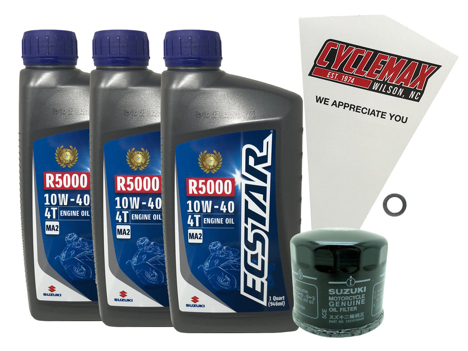 Suzuki Ecstar Standard Oil Change Kit for 1985-1986 GV 1200 MADURA