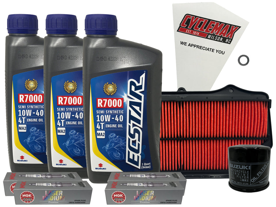 Suzuki Ecstar Semi-Synthetic Tune-Up Kit for 2011-2025 GSX-R750