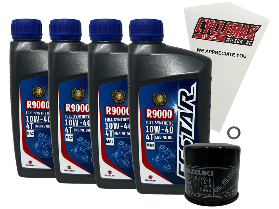 Suzuki Ecstar Full Synthetic Oil Change Kit for 2018-2025 KINGQUAD 750