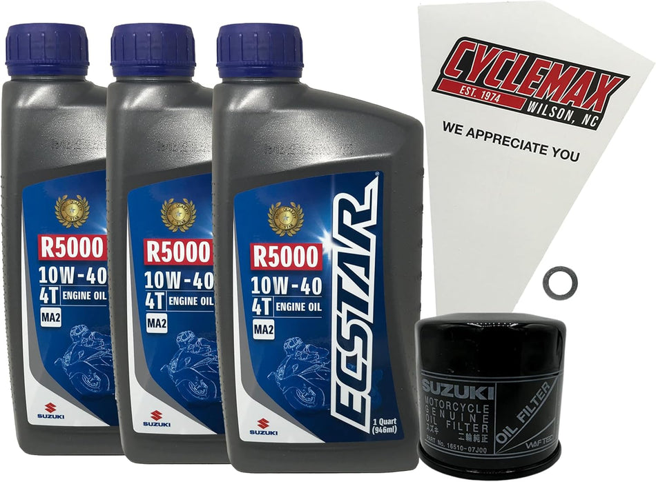Suzuki Ecstar Standard Oil Change Kit for 2003-2007 SV1000