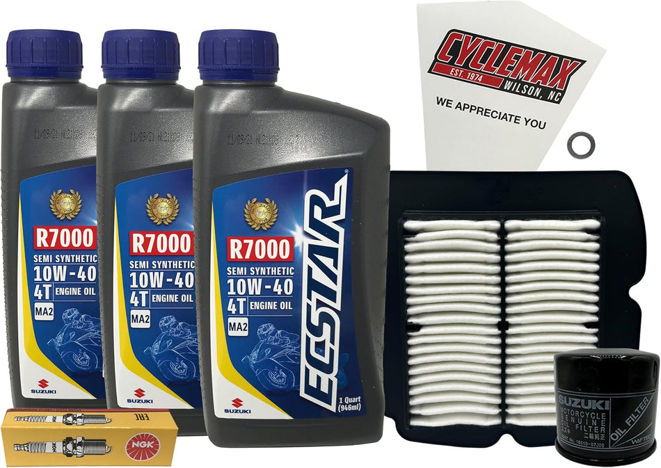 Suzuki Ecstar Semi-Synthetic Tune-Up Kit for 2003-2007 SV1000