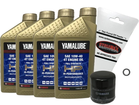 Yamaha Yamalube Full Synthetic Oil Change Kit for 2025-2026 YZF-R9