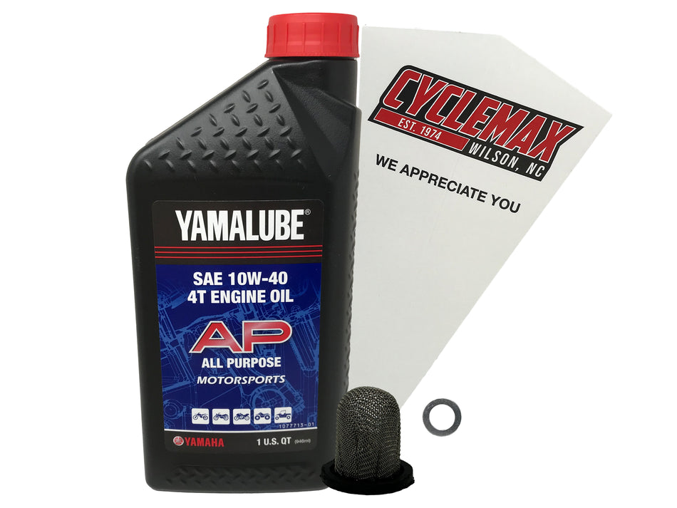Yamaha Yamalube Standard Oil Change Kit for 2017-2025 YFZ50