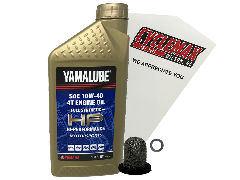 Yamaha Yamalube Full Synthetic Oil Change Kit for 2017-2025 YFZ50