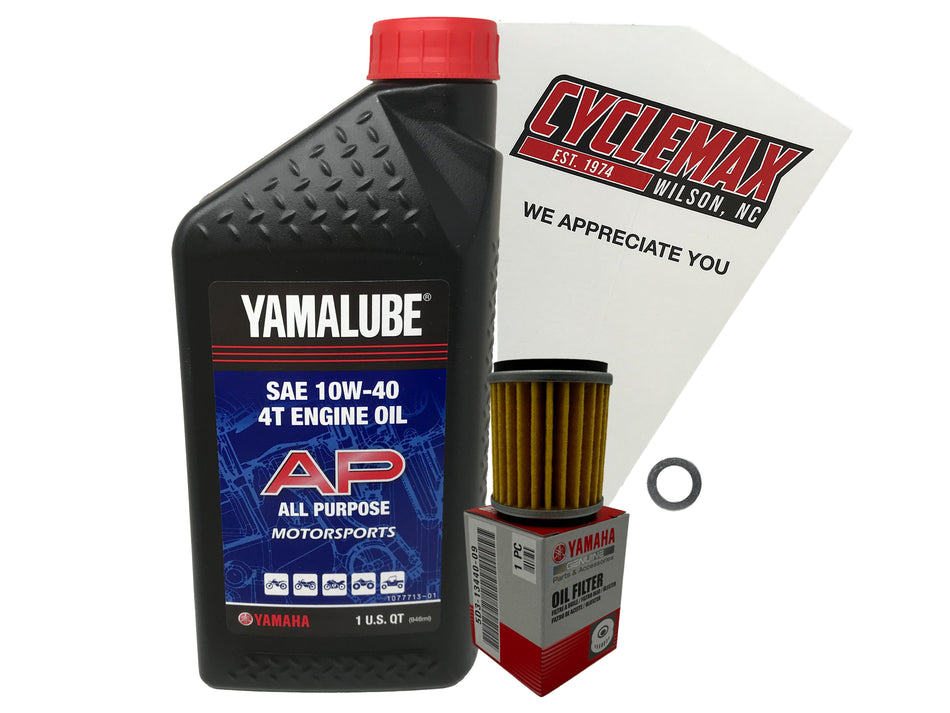 Yamaha Yamalube Standard Oil Change Kit for 2019-2021 YZ250F