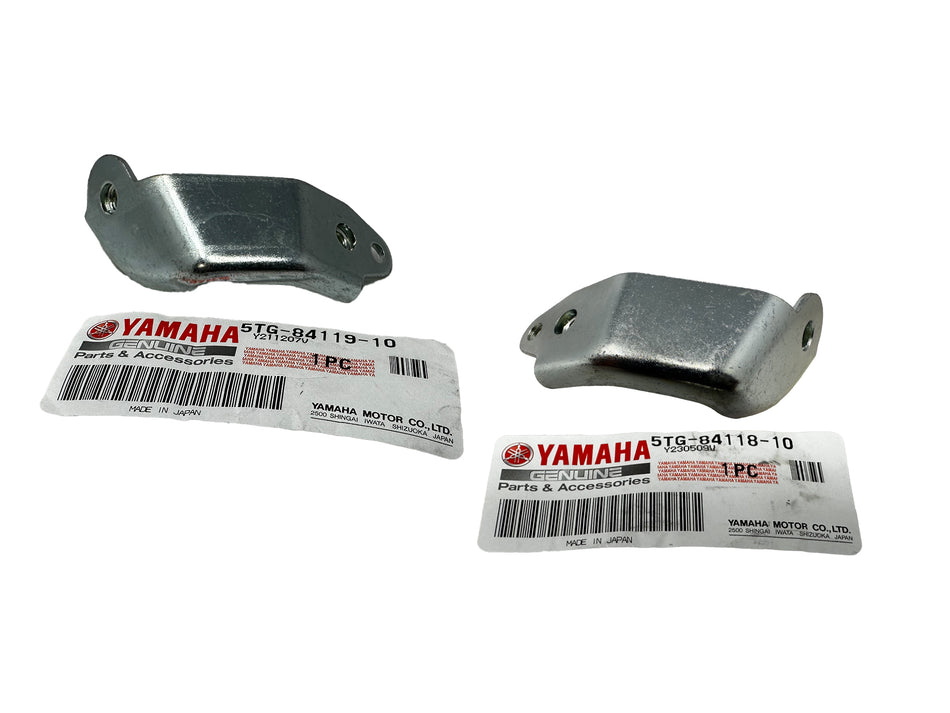 Yamaha YFZ450 OEM Headlight Stay Set 5TG-84118-10-00 & 5TG-84119-10-00