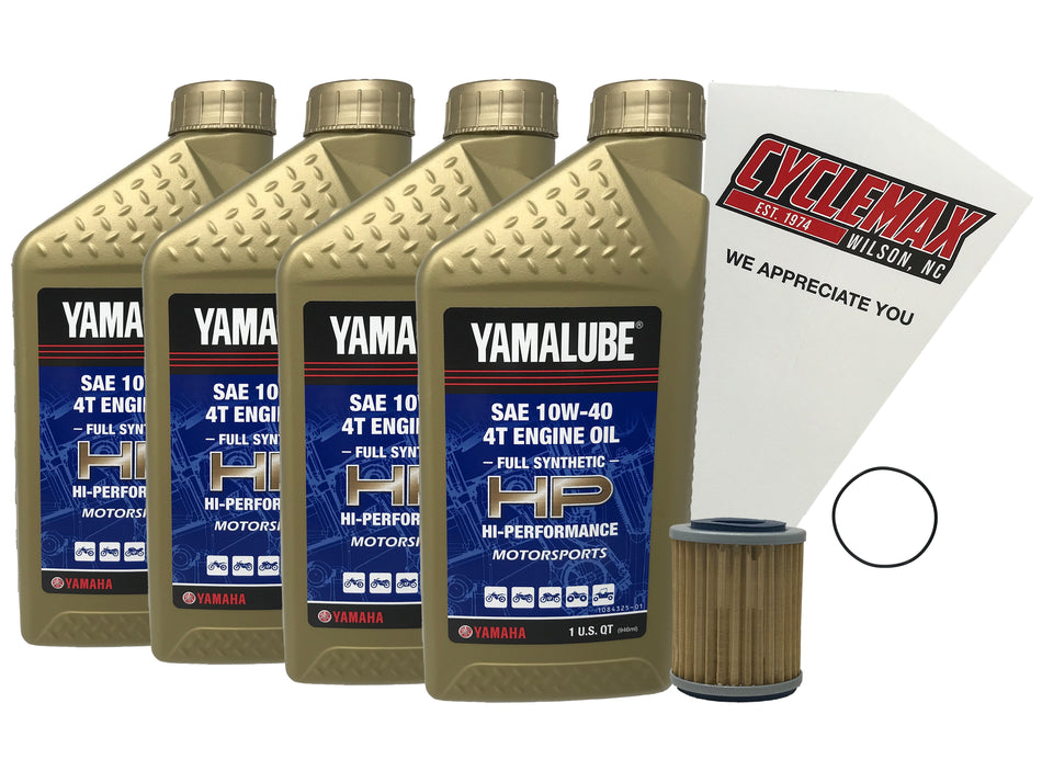 Yamaha Yamalube Full Synthetic Oil Change Kit for 2000-2012 BIG BEAR 400