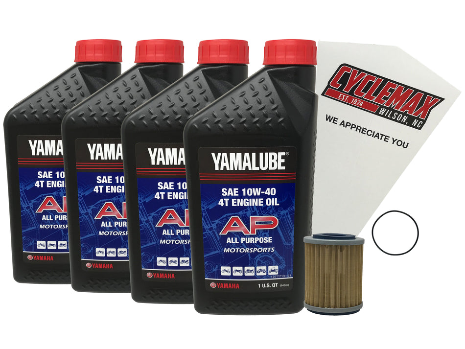 Yamaha Yamalube Standard Oil Change Kit for 2000-2012 BIG BEAR 400