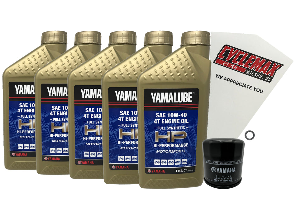 Yamaha Yamalube Full Synthetic Oil Change Kit for 2014-2025 BOLT