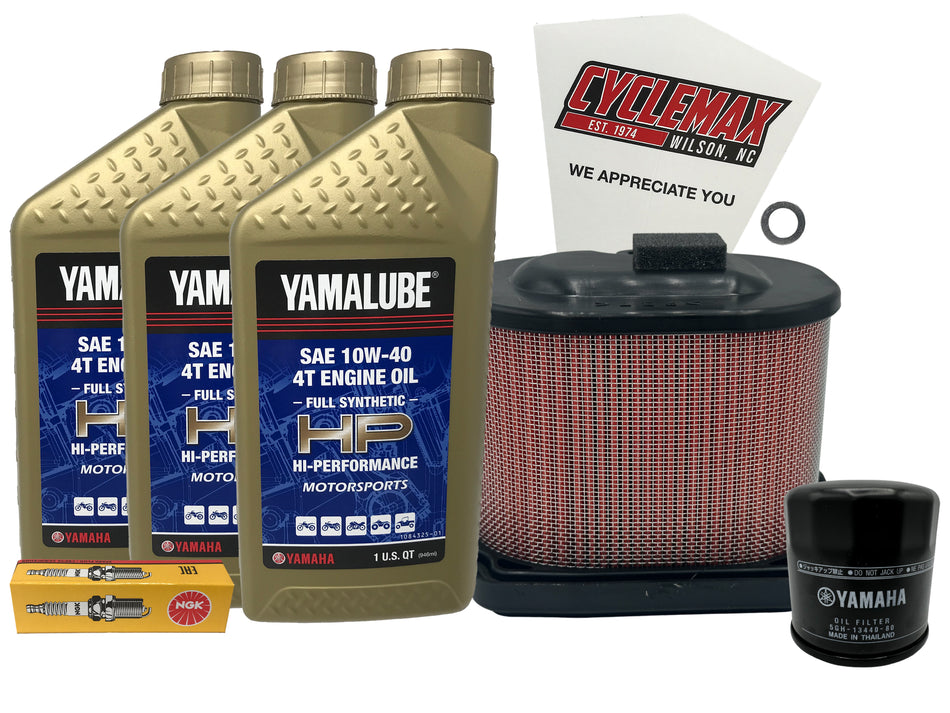 Yamaha Yamalube Full Synthetic Tune-Up Kit for 2015-2023 FZ-07