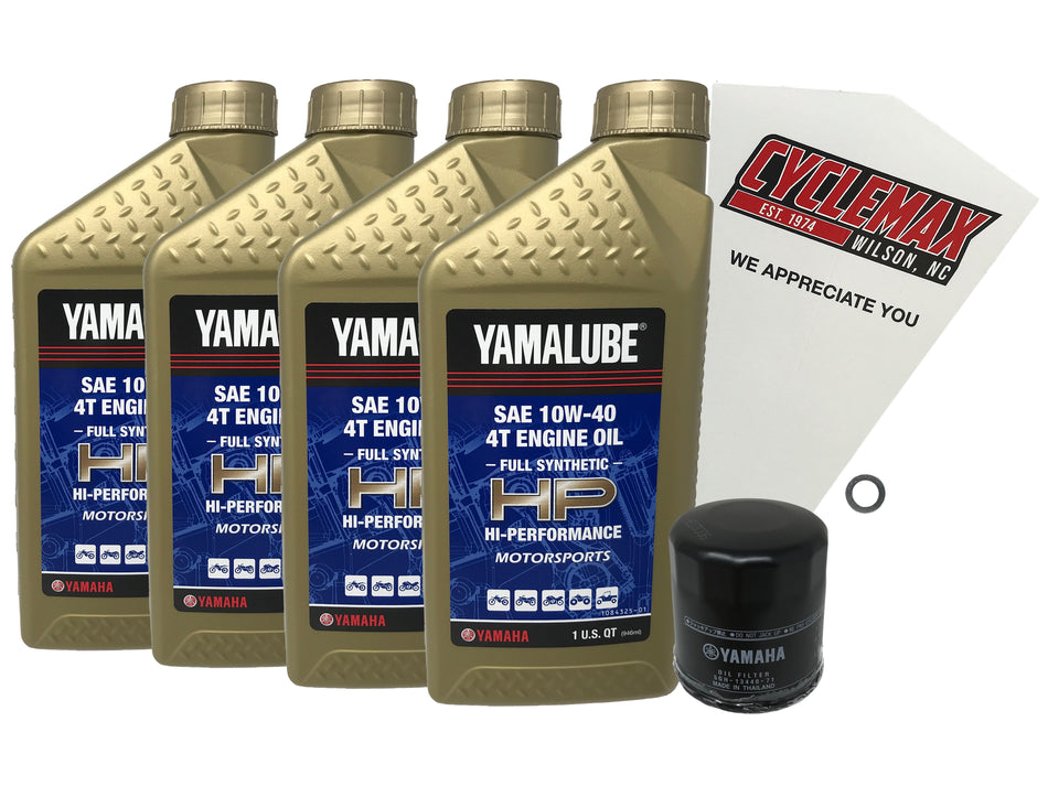 Yamaha Yamalube Full Synthetic Oil Change Kit for 2001-2005 FZ-1
